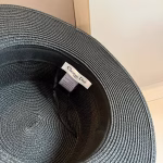 Dior New Style Flat-Top Straw Hat - Image 10