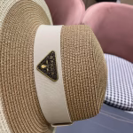 Prada 2024 New Straw Hat - Image 7