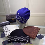 LV Original Single Double-Layer Wool and Cashmere Knit Hat - Image 2