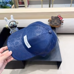 Dior Vintage Versatile Monogram Patchwork Leather Baseball Cap - Image 5