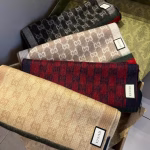 Gucci Double G Lamb Wool Jacquard Scarf
