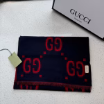 Gucci Wool and Silk Blend Scarf