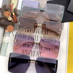 2022 New Dior Women's Square-Frame Sunglasses