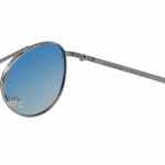 LV Metal Aviator Sunglasses - Image 9
