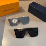 LV Louis Vuitton New Metal Single-Bridge Aviator Sunglasses