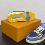 LV Louis Vuitton Trainer Basketball-Inspired Sneakers - Image 7