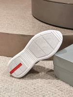 Prada America’s Cup Series Patent Leather Mesh Casual Athletic Sneakers - Image 8