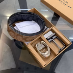 Coach Men's Business Casual Formal Belt, Same Style as Counter Editions