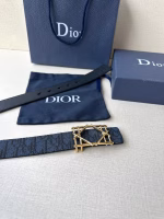 DIOR 3.5cm Width Stainless Steel Buckle Belt - Image 6