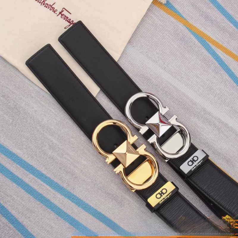 9 Ferragamo original single cowhide belt - Image 1