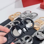 Ferragamo Classic Buckle Men's Reversible Belt - Image 6