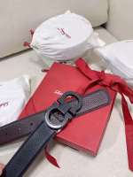 Ferragamo Men's Belt (NFC) 3.5cm High-End Customized Version - Image 3