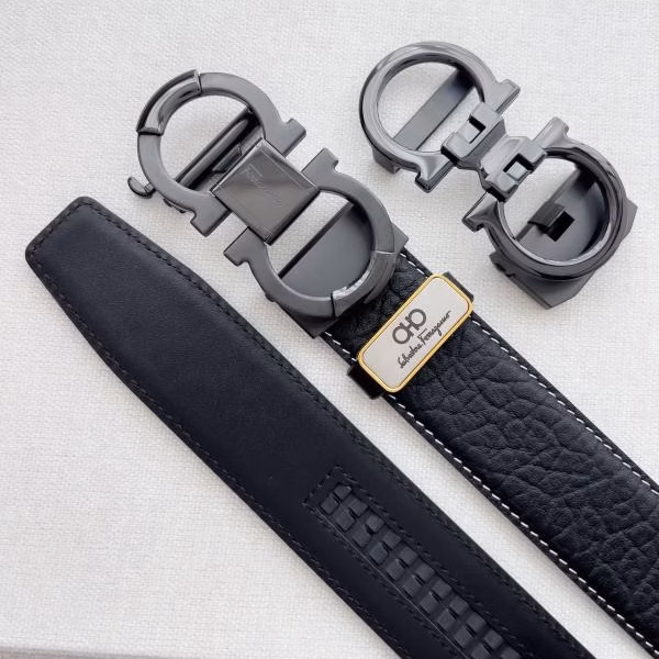 9 Ferragamo Automatic Buckle Men's Belt - Image 1