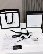 GUCCI All-Over Double G Embossed Belt - Image 6