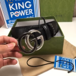 Internet Celebrity Hit Eyelet Buckle Gucci Belt - Image 3