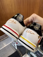 Dolce & Gabbana Street Graffiti Portofino Calfskin Sneakers - Image 5