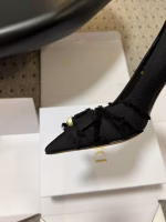 Dior 2024 Spring/Summer Bow Pearl Kitten-Heel Flats - Image 6