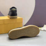 Fendi Couple's Low-Top Lace-Up Casual Shoes (Black) - Image 7