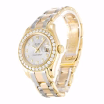 Rolex Tridor Pearlmaster Ladies Gold & Diamond 80298-0048 Replica - Image 2