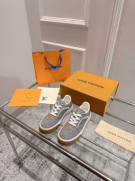 LV Louis Vuitton Tilted Collection Men's Platform Casual Sneakers - Image 6