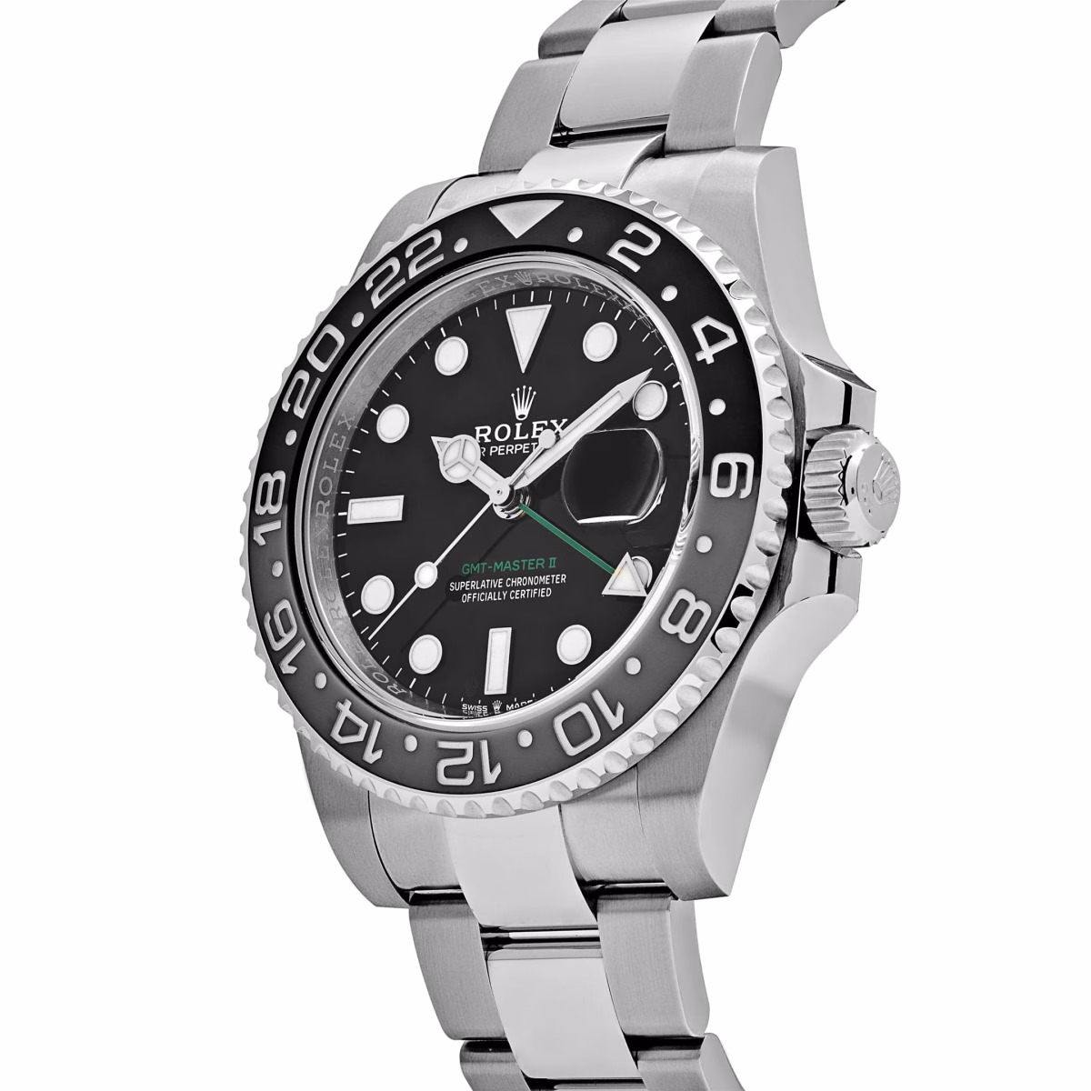 GMT-Master II 126710GRNR 'Bruce Wayne' Stainless Steel Black Dial Oyster (2025) Replica - Image 4