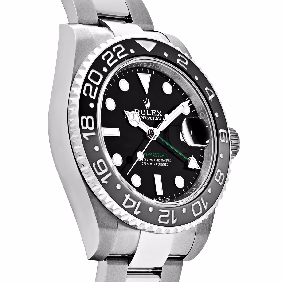 GMT-Master II 126710GRNR 'Bruce Wayne' Stainless Steel Black Dial Oyster (2025) Replica - Image 3