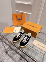 LV Louis Vuitton Tilted Collection Men's Platform Casual Sneakers - Image 5