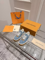 LV Louis Vuitton Tilted Collection Men's Platform Casual Sneakers - Image 4