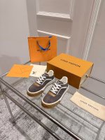 LV Louis Vuitton Tilted Collection Men's Platform Casual Sneakers - Image 3