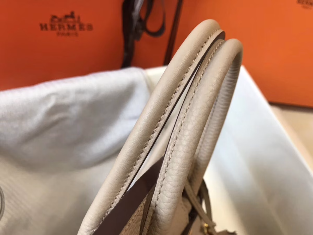 Hermes Birkin 30cm Bag In Argile Clemence Leather - Image 2