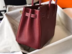 Hermes Birkin 30cm Bag In Bordeaux Clemence Leather - Image 6