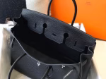 Hermes Birkin 30cm Bag In Black Clemence Leather - Image 2