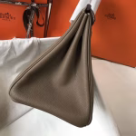 Hermes Birkin 30cm Bag In Taupe Clemence Leather - Image 8