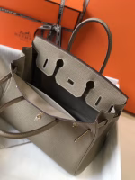 Hermes Birkin 30cm Bag In Tourterelle Clemence Leather - Image 2
