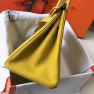 Hermes Birkin 30cm Bag In Yellow Clemence Leather - Image 7