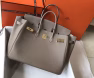 Hermes Birkin 35cm Bag In Tourterelle Clemence Leather - Image 8