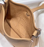 Hermes Evelyne III TPM Bag In Chai Clemence Leather - Image 5