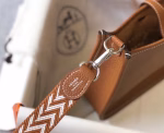 Hermes Evelyne III TPM Mini Bag In Gold Clemence Leather - Image 6