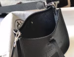Hermes Evelyne III TPM Mini Bag In Black Clemence Leather - Image 7