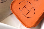 Hermes Evelyne III TPM Mini Bag In Orange Clemence Leather - Image 3