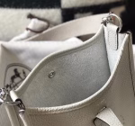 Hermes Evelyne III TPM Mini Bag In Pearl Grey Clemence Leather - Image 4
