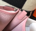 Hermes Evelyne III TPM Mini Bag In Pink Clemence Leather - Image 8
