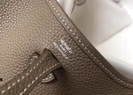 Hermes Evelyne III TPM Mini Bag In Taupe Clemence Leather - Image 6