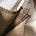 Hermes Evelyne III TPM Mini Bag In Taupe Clemence Leather - Image 2