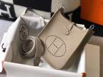 Hermes Evelyne III TPM Mini Bag In Tourterelle Clemence Leather - Image 7
