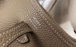 Hermes Evelyne III TPM Mini Bag In Tourterelle Clemence Leather - Image 6