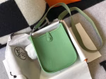 Hermes Evelyne III TPM Mini Bag In Vert Criquet Clemence Leather - Image 6