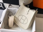 Hermes Evelyne III TPM Mini Bag In Craie Clemence Leather - Image 8