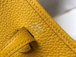 Hermes Evelyne III TPM Mini Bag In Yellow Clemence Leather - Image 4