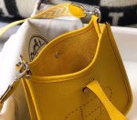 Hermes Evelyne III TPM Mini Bag In Yellow Clemence Leather - Image 8